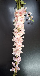 Fir Delphinium artificial roz pal 125cm- Material textil